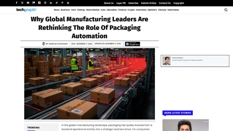 Why global manufacturing leaders are rethinking packaging automation
