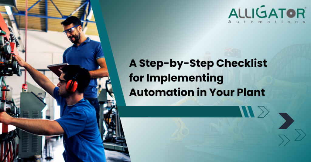 A step-by-step checklist for implementing automation in your plant