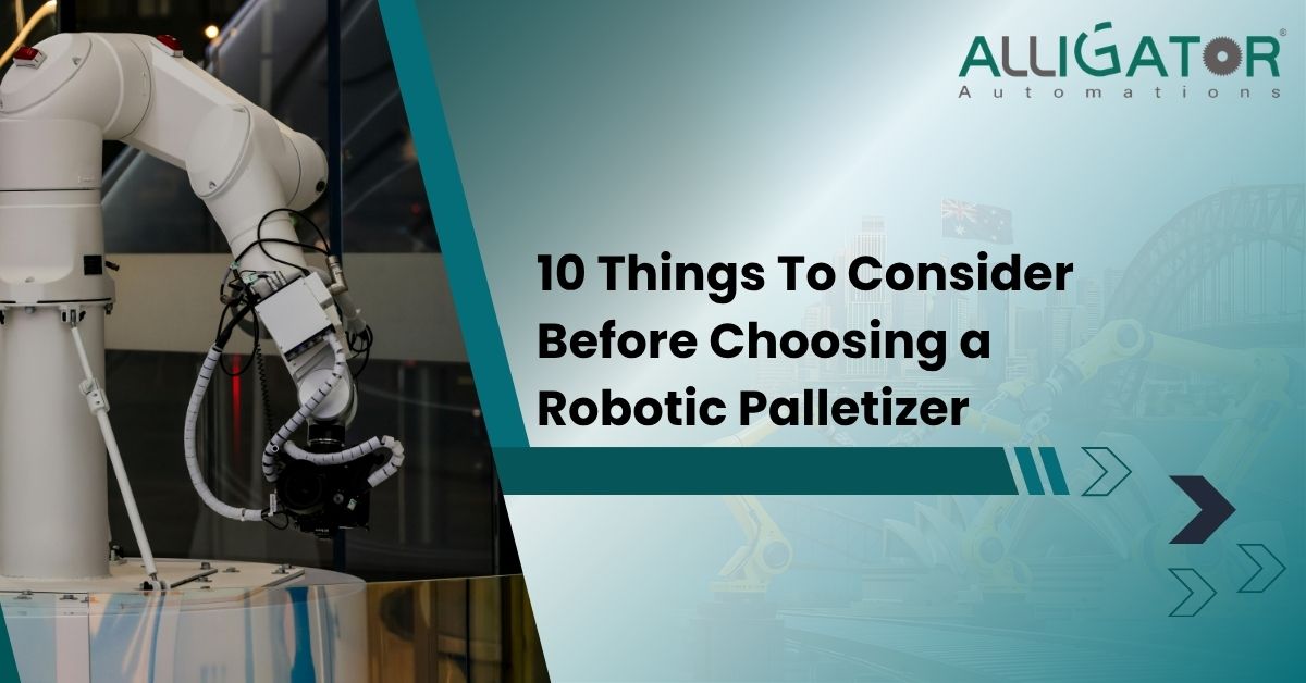 Things to consider before choosing a robotic palletizer